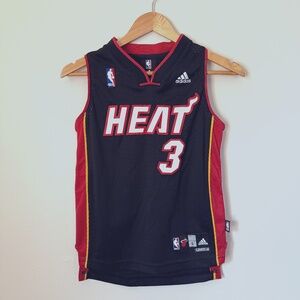 Adidas Miami Heat #3 NBA Jersey – Youth Small | Dwyane Wade